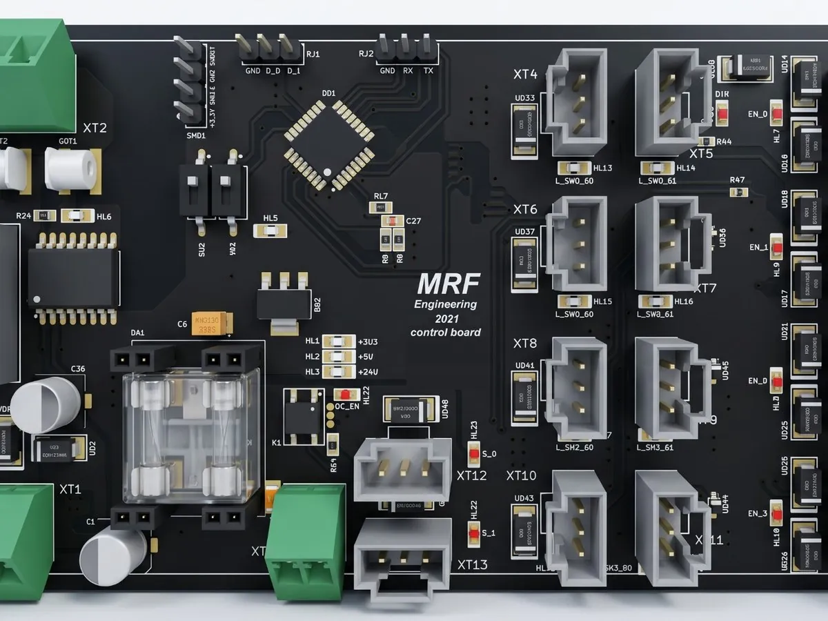 MRF-Engineering machine control board
